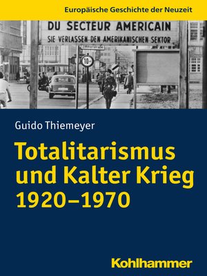 cover image of Totalitarismus und Kalter Krieg (1920-1970)